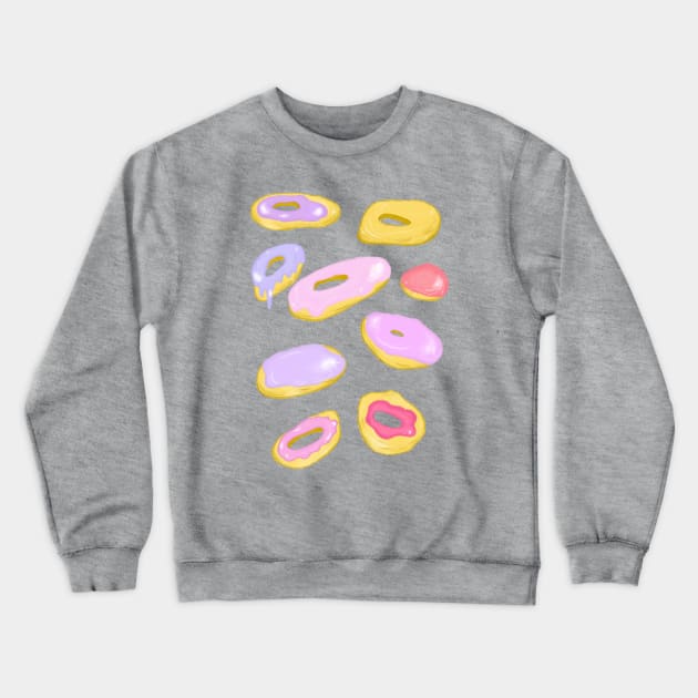 Donuts Crewneck Sweatshirt by Blurst_of_Thymes